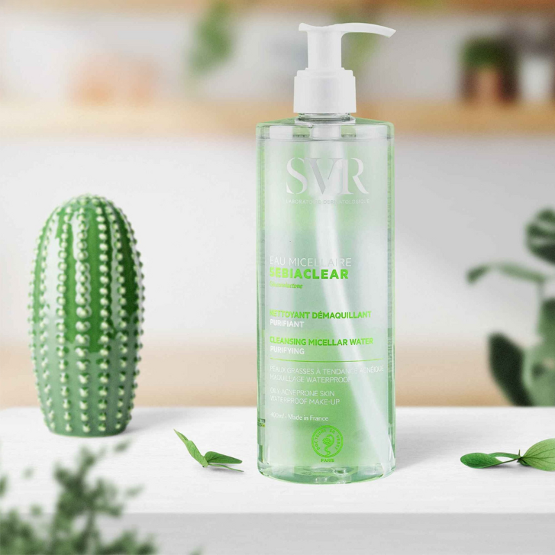 Nước Tẩy Trang SVR Micellar Giúp Loại Bỏ Dầu Cho Da 400ml