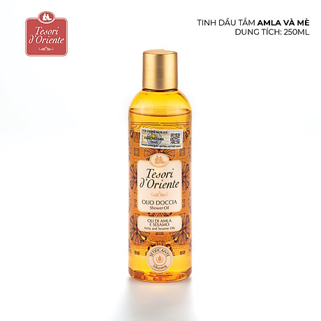 Tinh Dầu Tắm Alma Và Dầu Mè 250ml Tesori d'Oriente