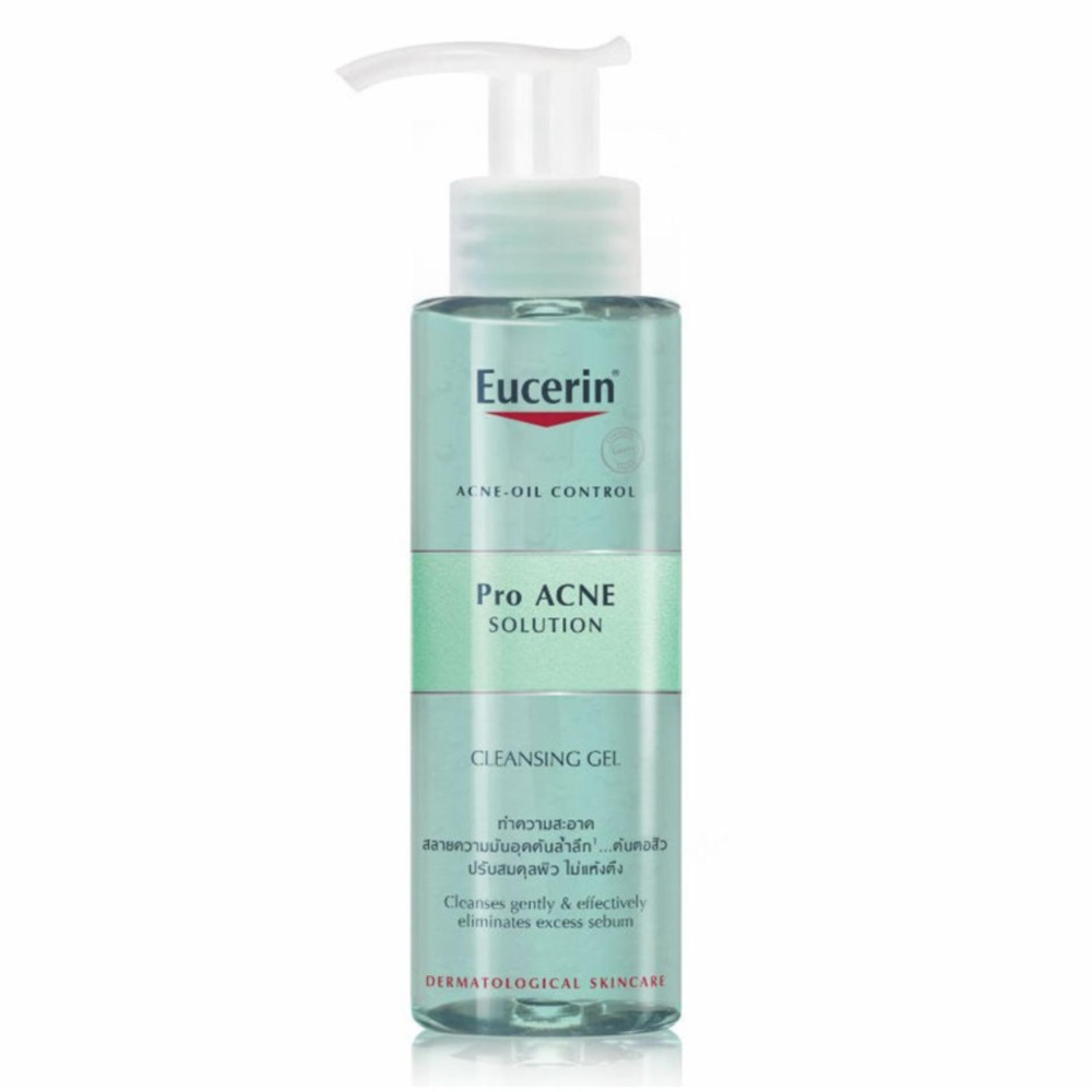 Gel Rửa Mặt Eucerin Cho Da Nhờn Mụn 400ml Pro ACNE Solution Cleansing Gel