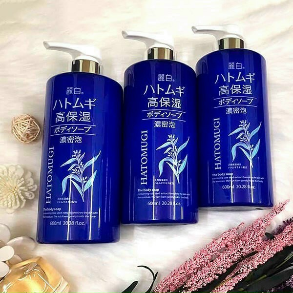 Sữa Tắm Reihaku Hatomugi Dưỡng Ẩm Trắng Da 600ml