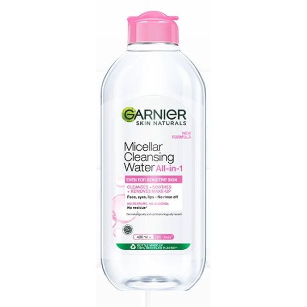 Nước Tẩy Trang làm sạch sâu dịu nhẹ cho mọi loại da - Garnier Micellar Cleansing Water 400ml