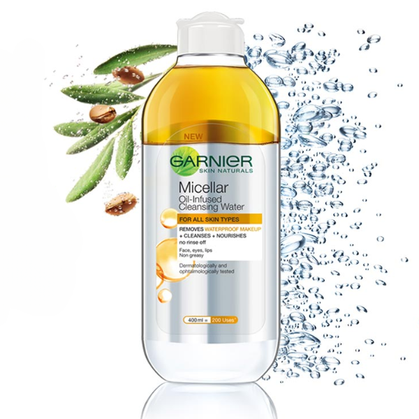 Nước Tẩy Trang làm sạch sâu dịu nhẹ cho mọi loại da - Garnier Micellar Cleansing Water 400ml