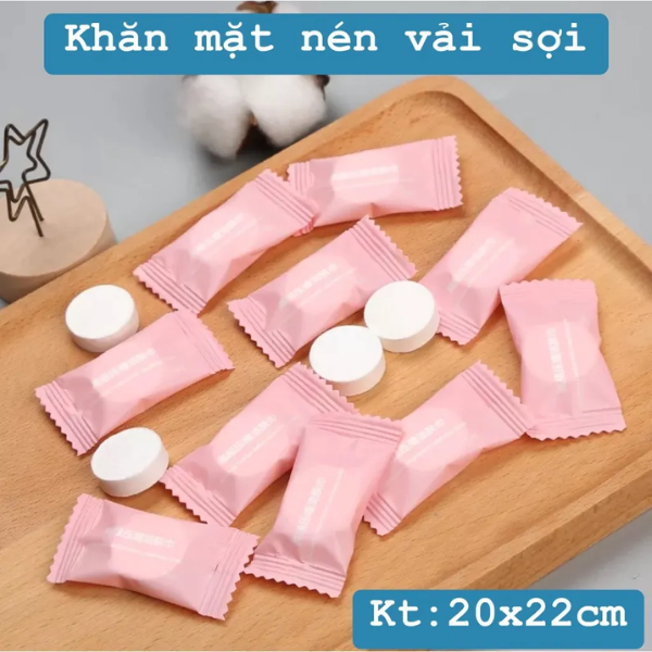 Khăn Giấy Nén Du Lịch Dạng Viên Kẹo