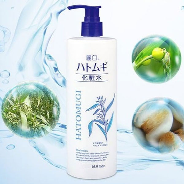Sữa Tắm Dưỡng Ẩm Trắng Da Reihaku Hatomugi 800ml
