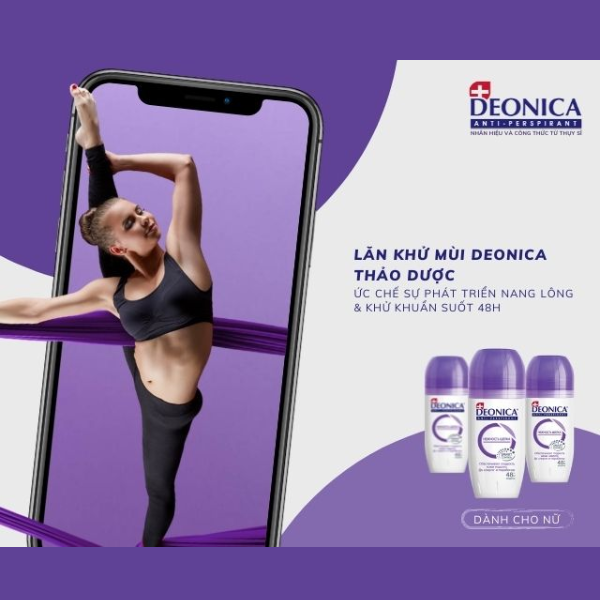 Lăn Khử Mùi Deonica Unisex Đủ Mùi Hương 50g