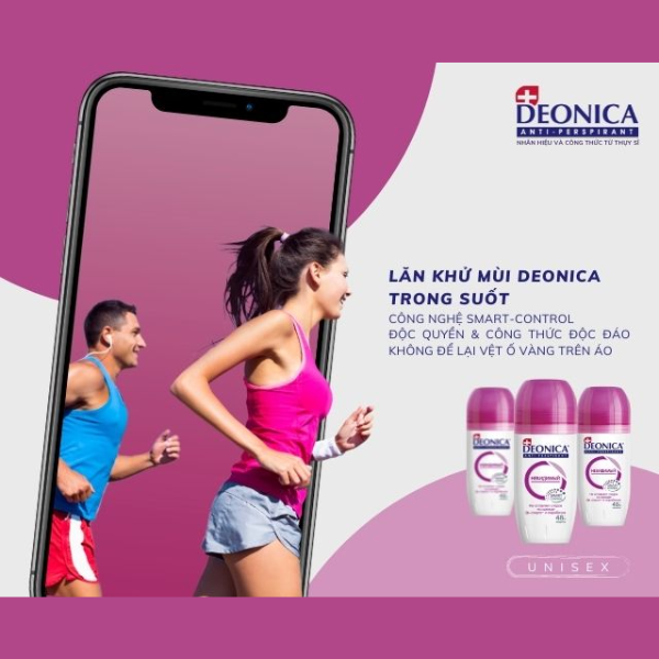 Lăn Khử Mùi Deonica Unisex Đủ Mùi Hương 50g