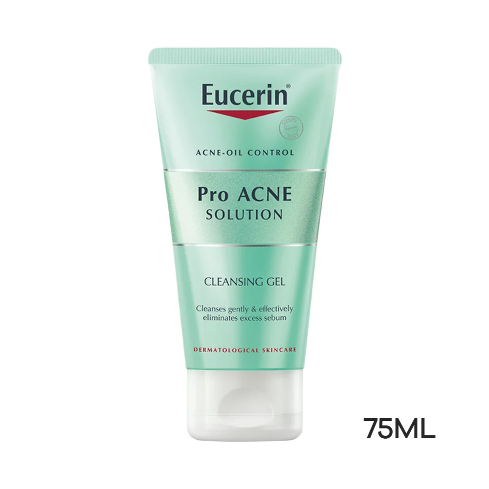 Gel Rửa Mặt Eucerin Cho Da Nhờn Mụn 400ml Pro ACNE Solution Cleansing Gel