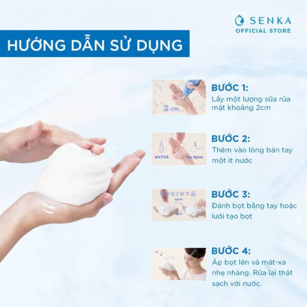 Sữa Rửa Mặt Đất Sét Trắng Làm Đều Màu Da Senka 120g Perfect White Clay