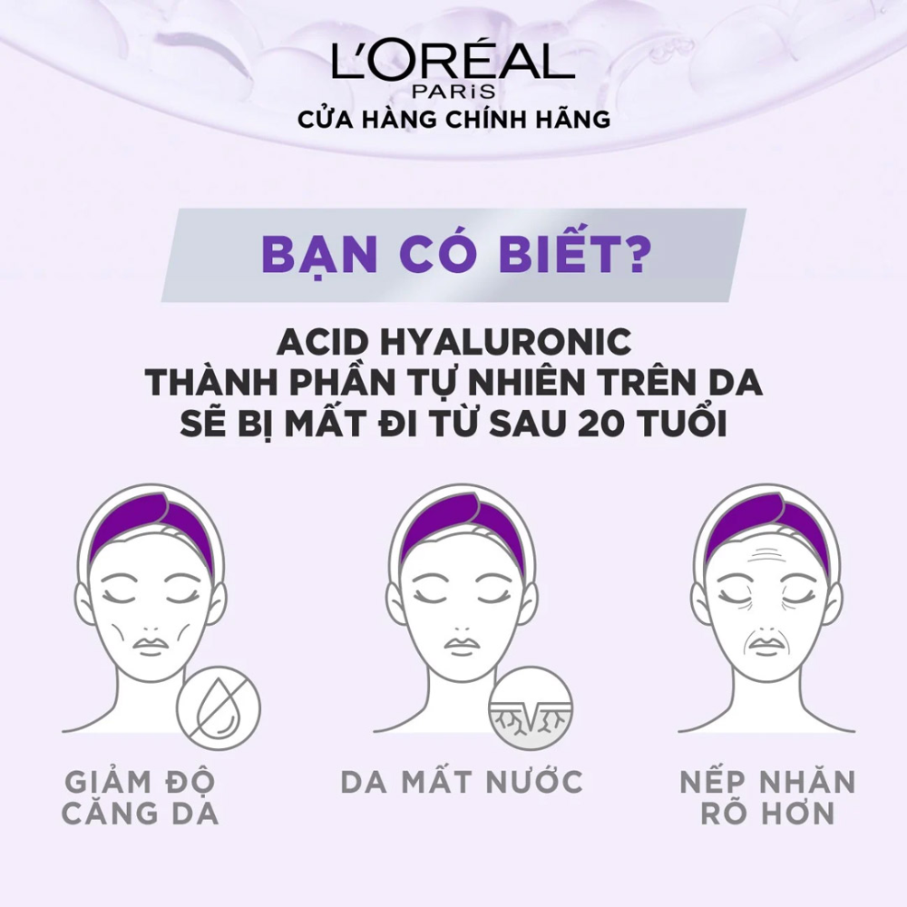 Sữa Rửa Mặt L'Oreal Paris Giúp Cấp Ẩm Và Làm Căng Mịn Da 100ml