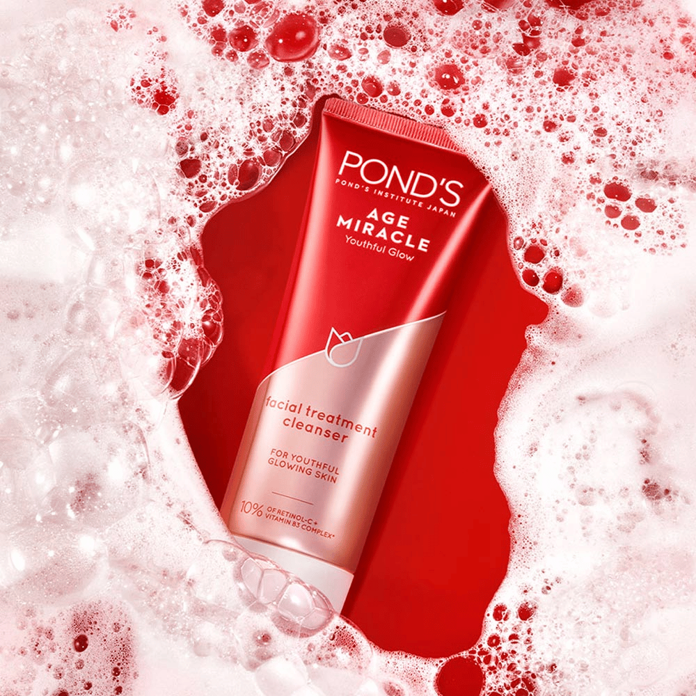 Sữa Rửa Mặt Pond's Age Miracle Ngăn Ngừa Lão Hóa 100g Age Miracle Youthful Glow Facial Treatment Glow