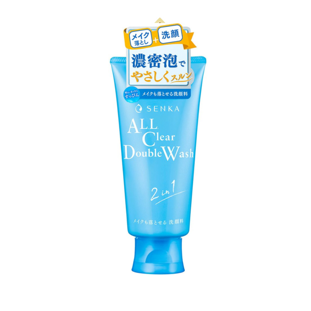 Sữa Rửa Mặt Senka Tẩy Trang 2 Trong 1 120g All Clear Double Wash