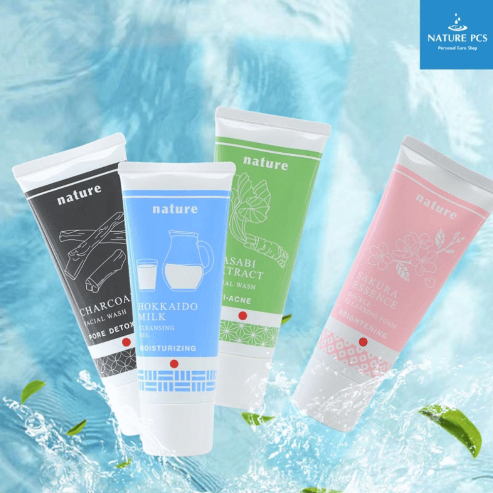 Sữa Rửa Mặt Naris Nature Chiết Xuất Thiên Nhiên 100g Đủ Loại