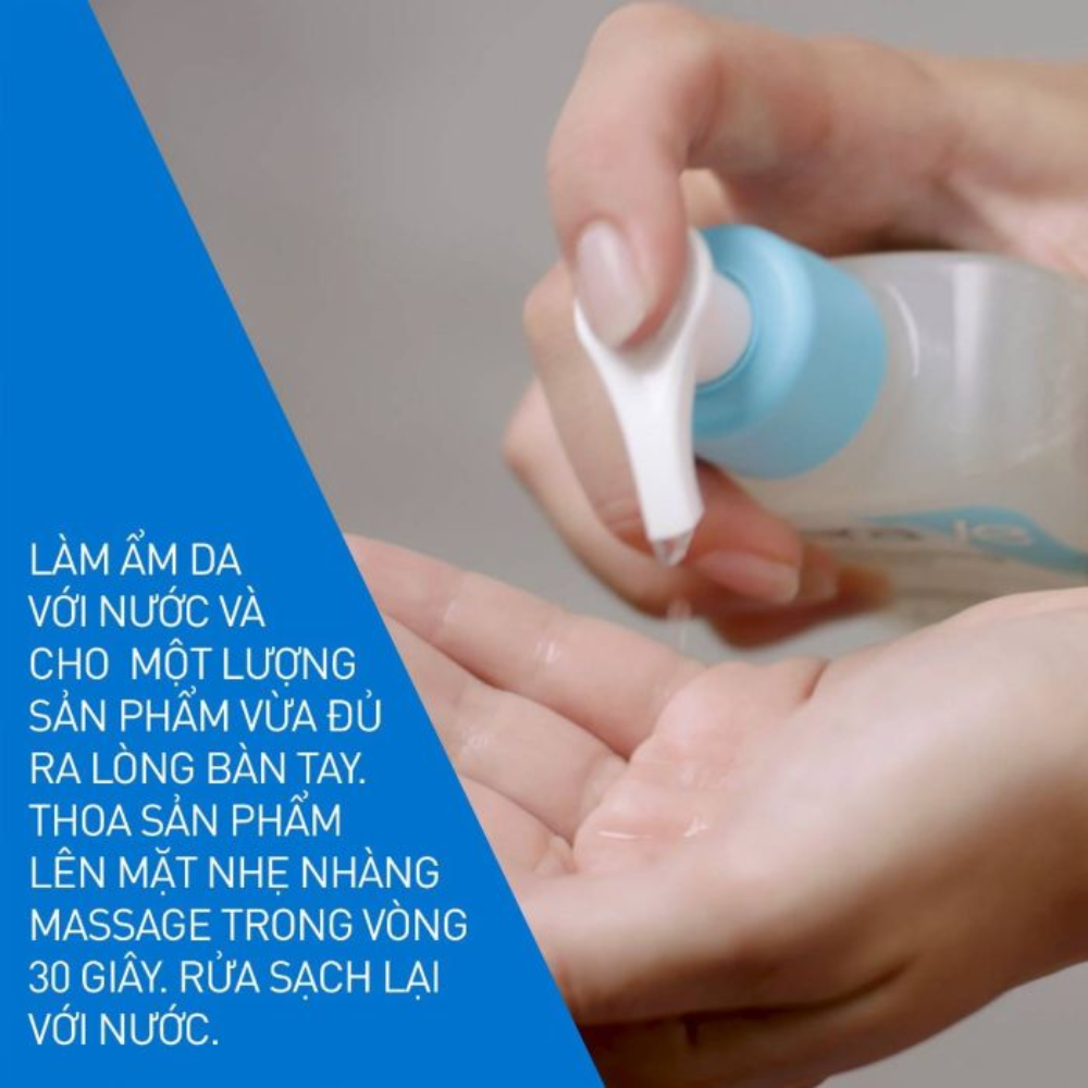 Sữa Rửa Mặt CeraVe Làm Sạch & Tẩy Tế Bào Chết Dịu Nhẹ 236ml SA Smoothing Cleanser