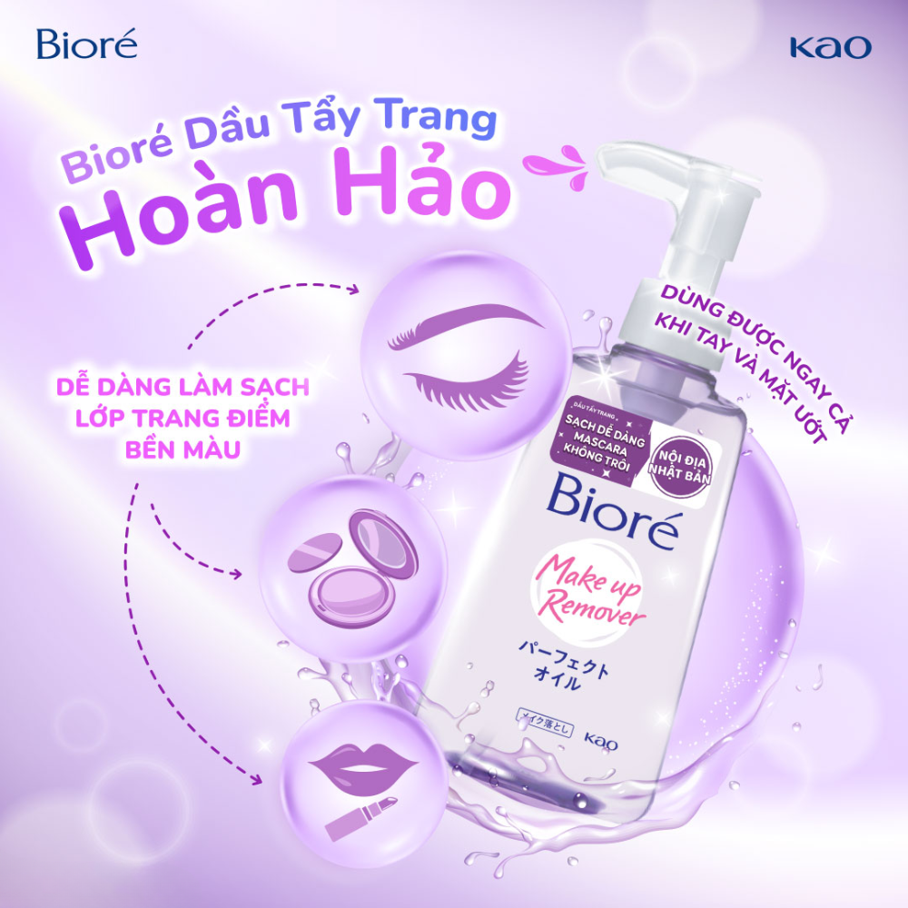 Dầu Tẩy Trang Bioré Cho Mọi Loại Da 150ml