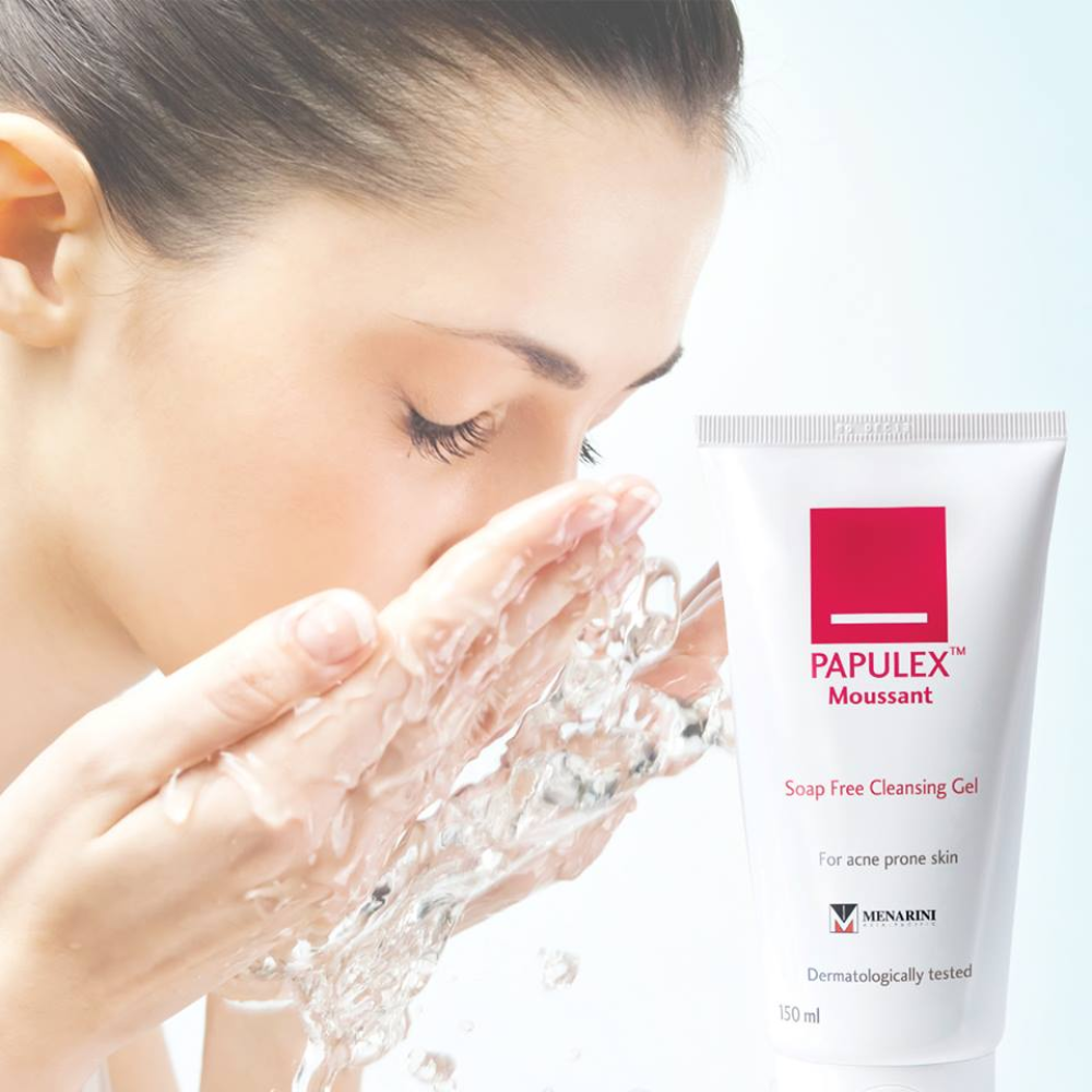 Sữa Rửa Mặt Papulex Ngăn Ngừa & Giảm Mụn Trứng Cá 150ml