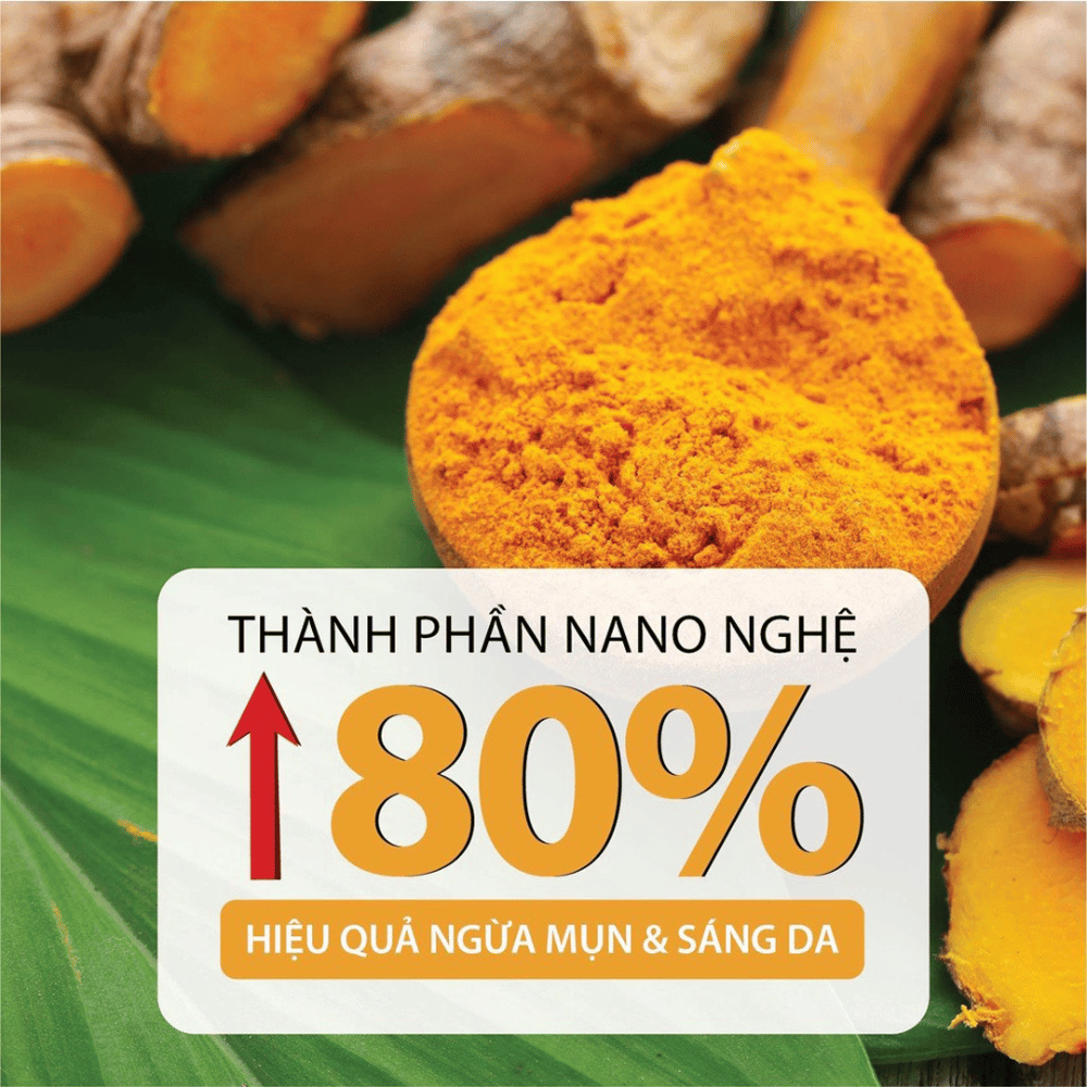 Sữa Rửa Mặt Milaganics Tràm Trà Nano Nghệ Ngừa Mụn 135ml
