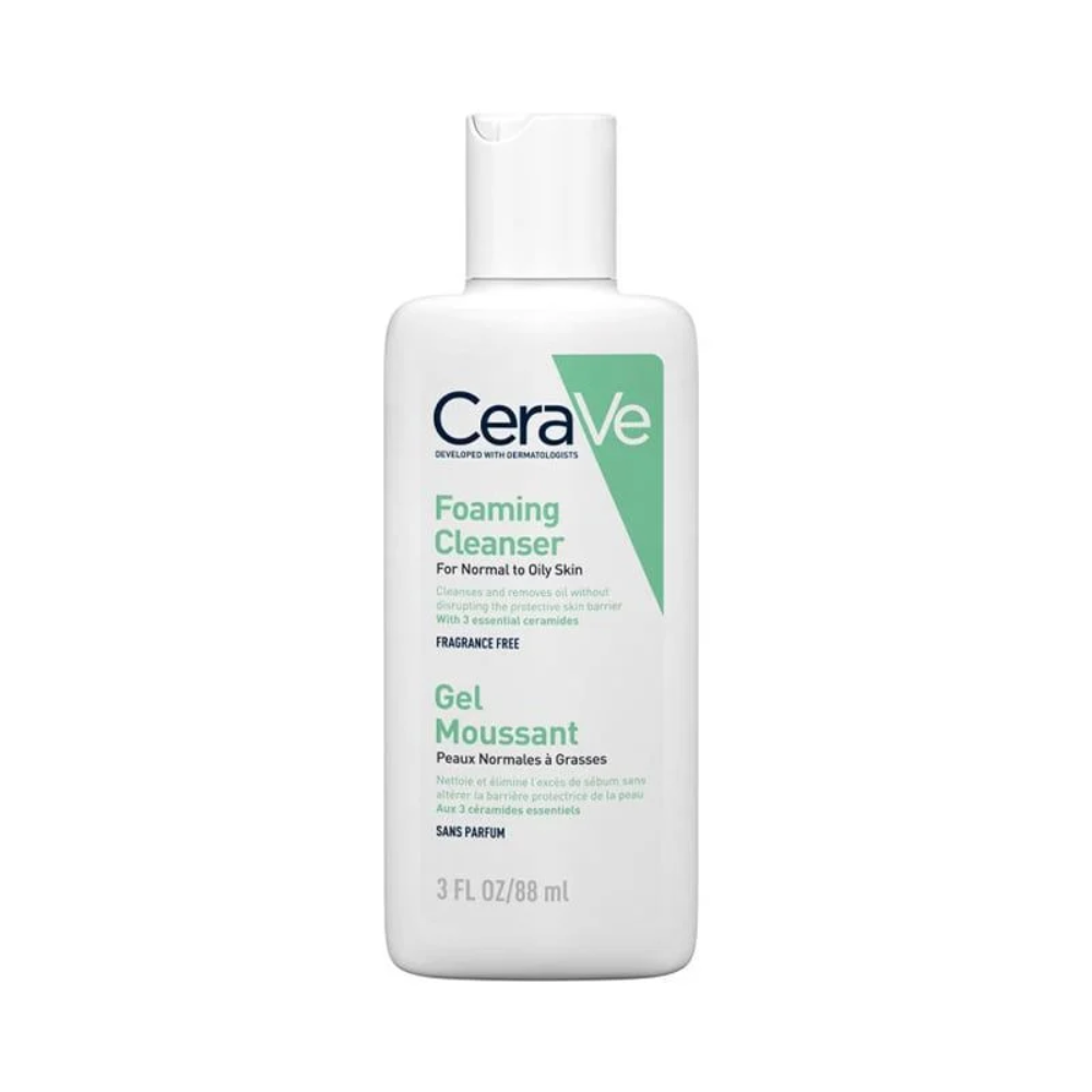 Sữa Rửa Mặt CeraVe Sạch Sâu Cho Da Thường Đến Da Dầu 473ml Foaming Cleanser