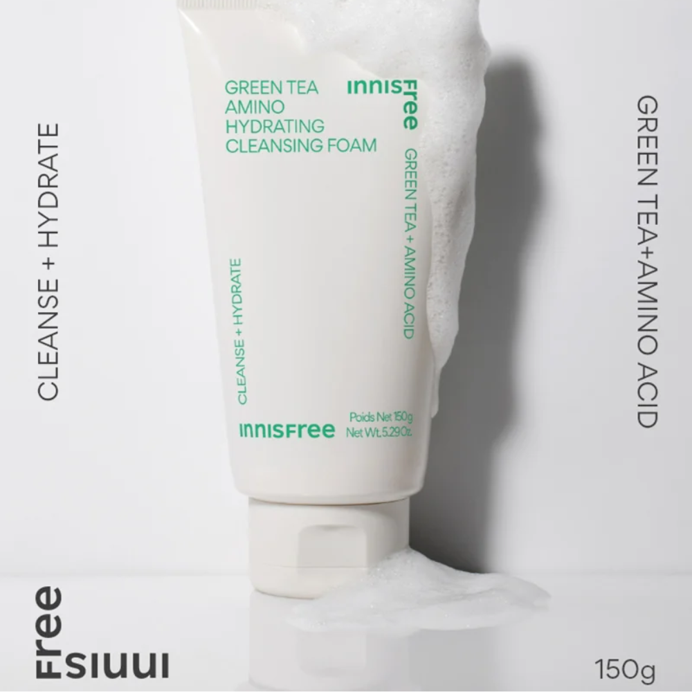 Sữa Rửa Mặt innisfree Dưỡng Ẩm Chiết Xuất Trà Xanh 150g (Mới)