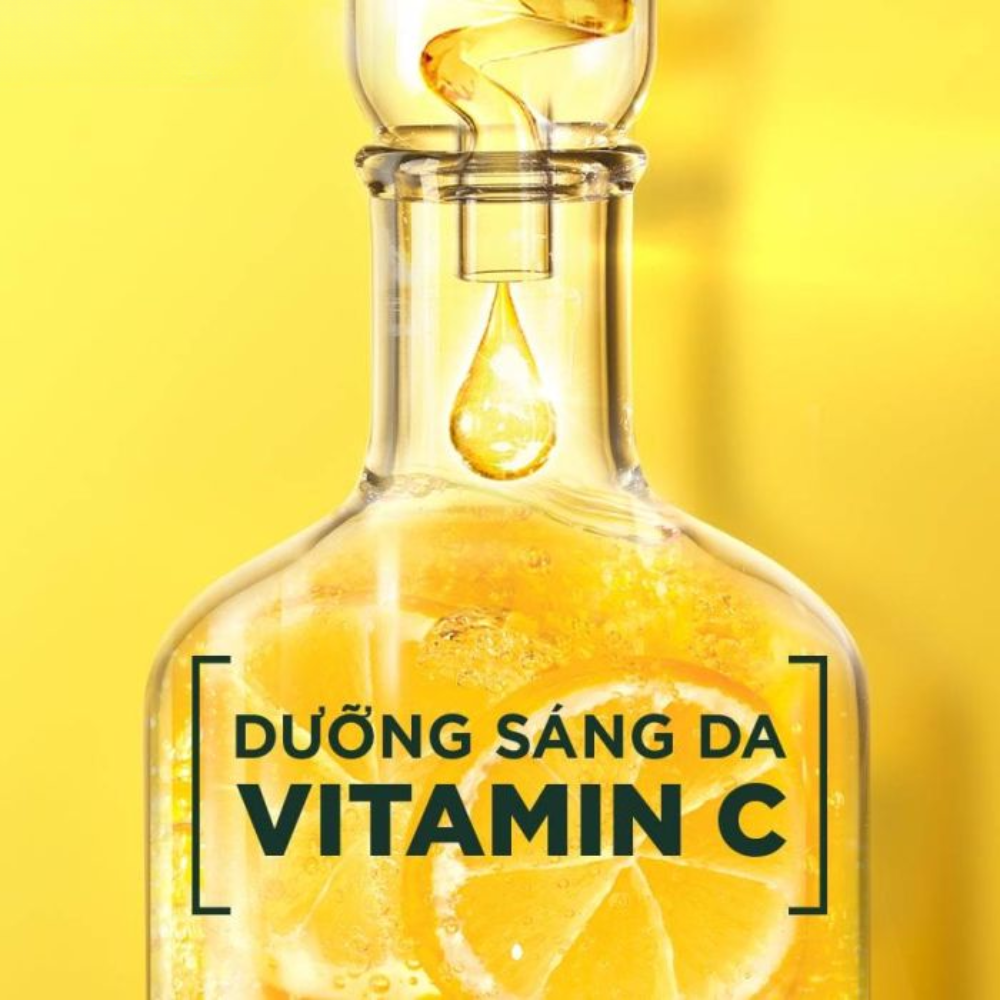 Gel Rửa Mặt Garnier Vitamin C Sạch Sâu Dịu Nhẹ Sáng Da 120ml Bright Complete Vitamin C Gel Wash Skincare