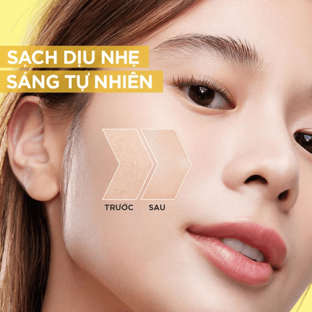 Gel Rửa Mặt Garnier Vitamin C Sạch Sâu Dịu Nhẹ Sáng Da 120ml Bright Complete Vitamin C Gel Wash Skincare