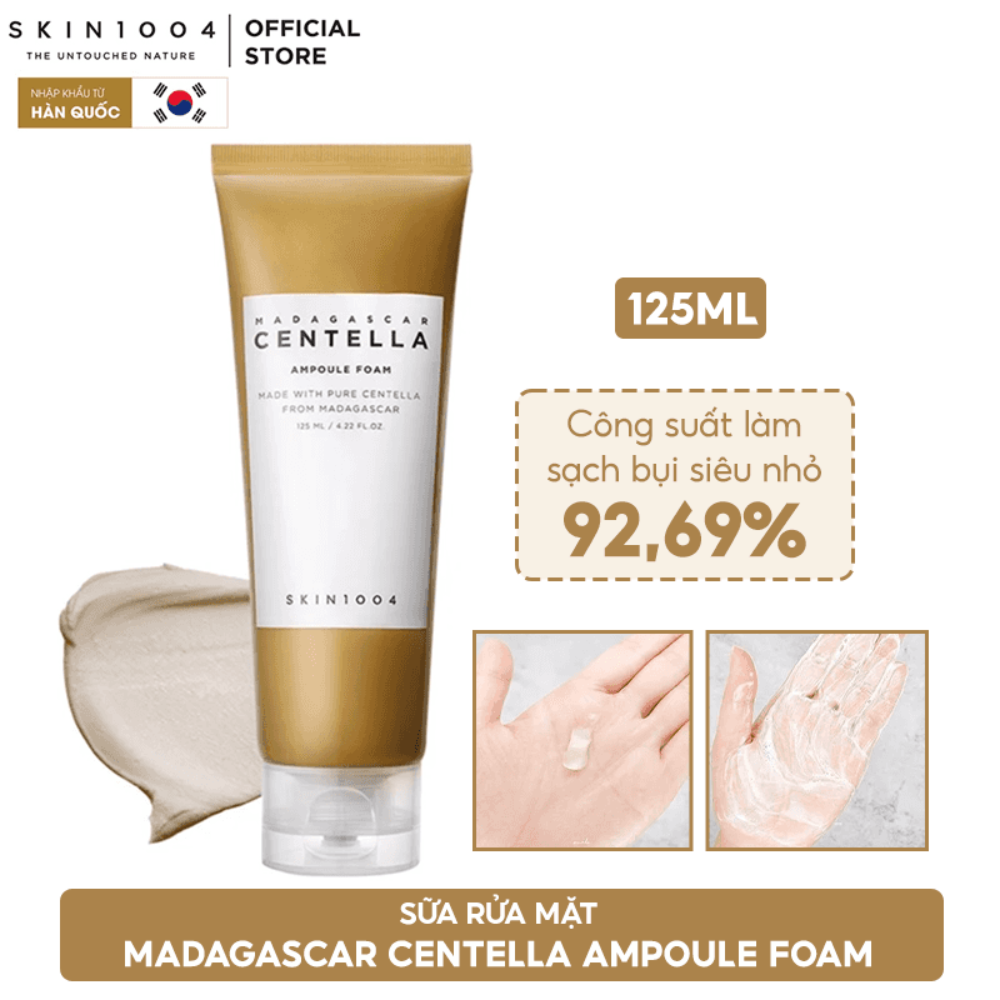 Sữa Rửa Mặt Skin1004 Làm Sạch Sâu Cho Da Nhạy Cảm 125ml