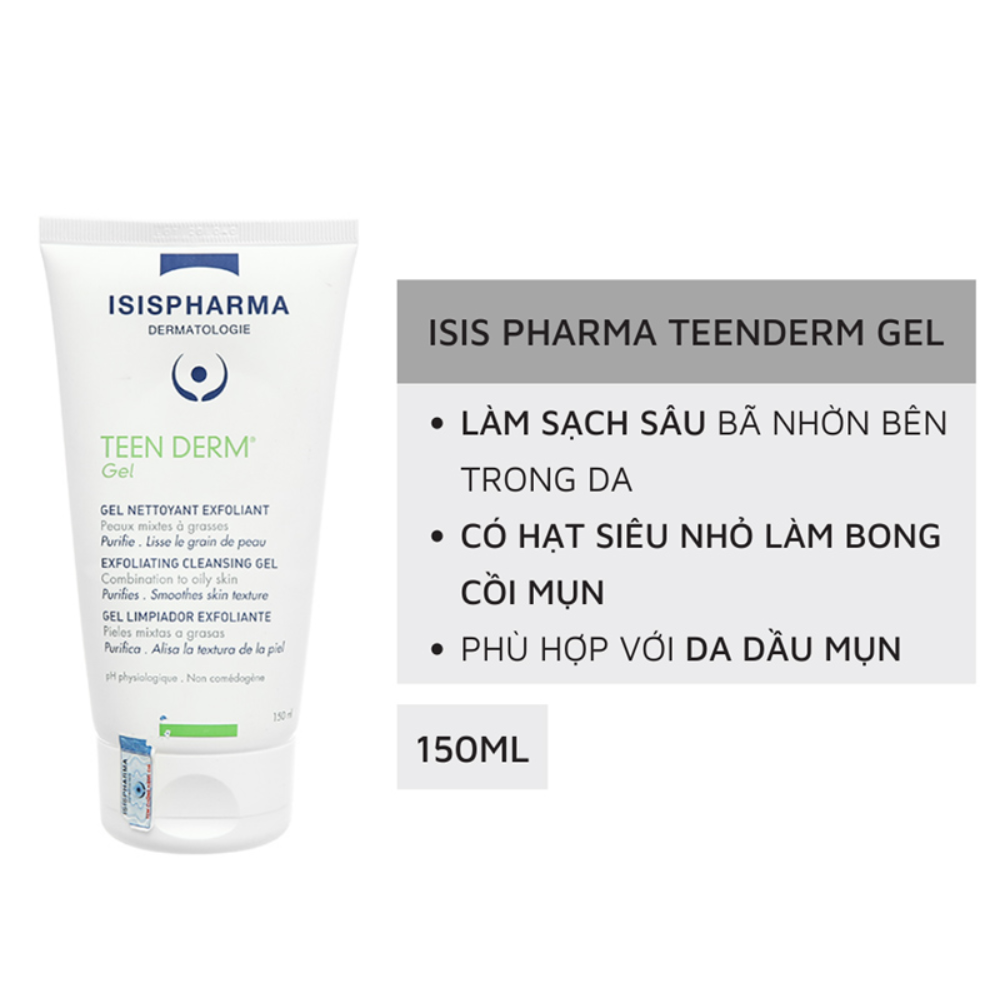 Sữa Rửa Mặt Isis Pharma Giảm Nhờn Và Ngăn Ngừa Mụn 150ml