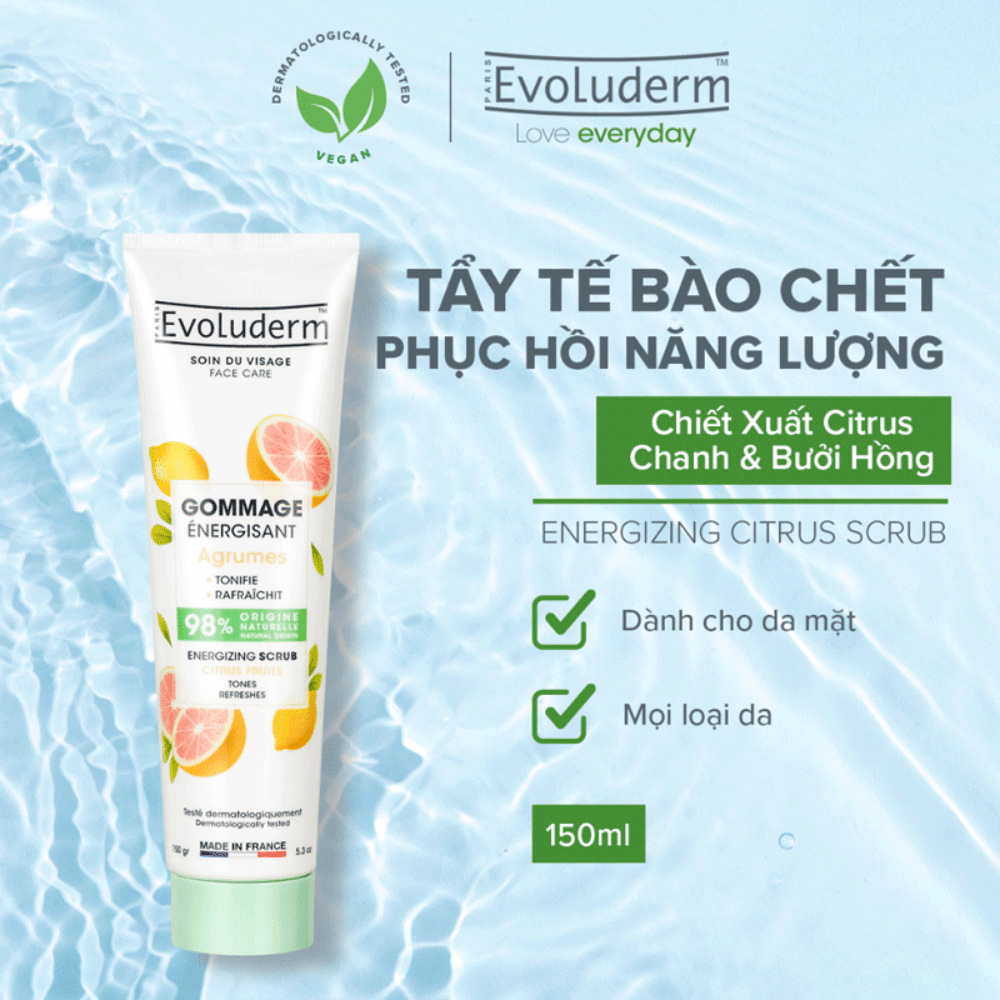 Tẩy Tế Bào Chết Evoluderm Chiết Xuất Thành Phần Tự Nhiên 150g