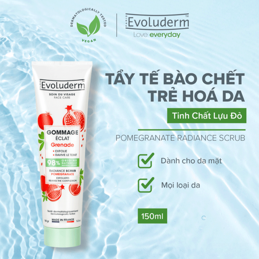 Tẩy Tế Bào Chết Evoluderm Chiết Xuất Thành Phần Tự Nhiên 150g