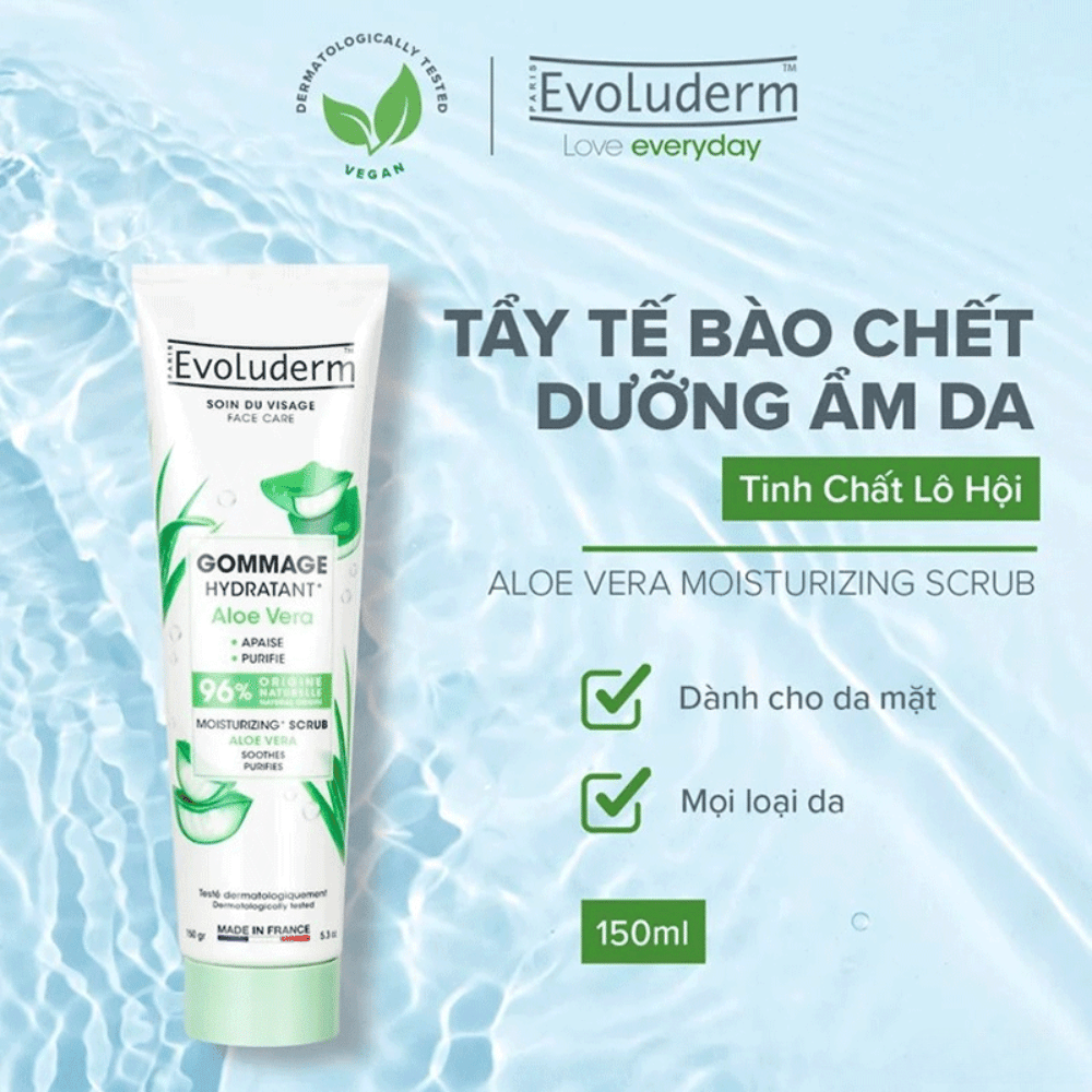 Tẩy Tế Bào Chết Evoluderm Chiết Xuất Thành Phần Tự Nhiên 150g