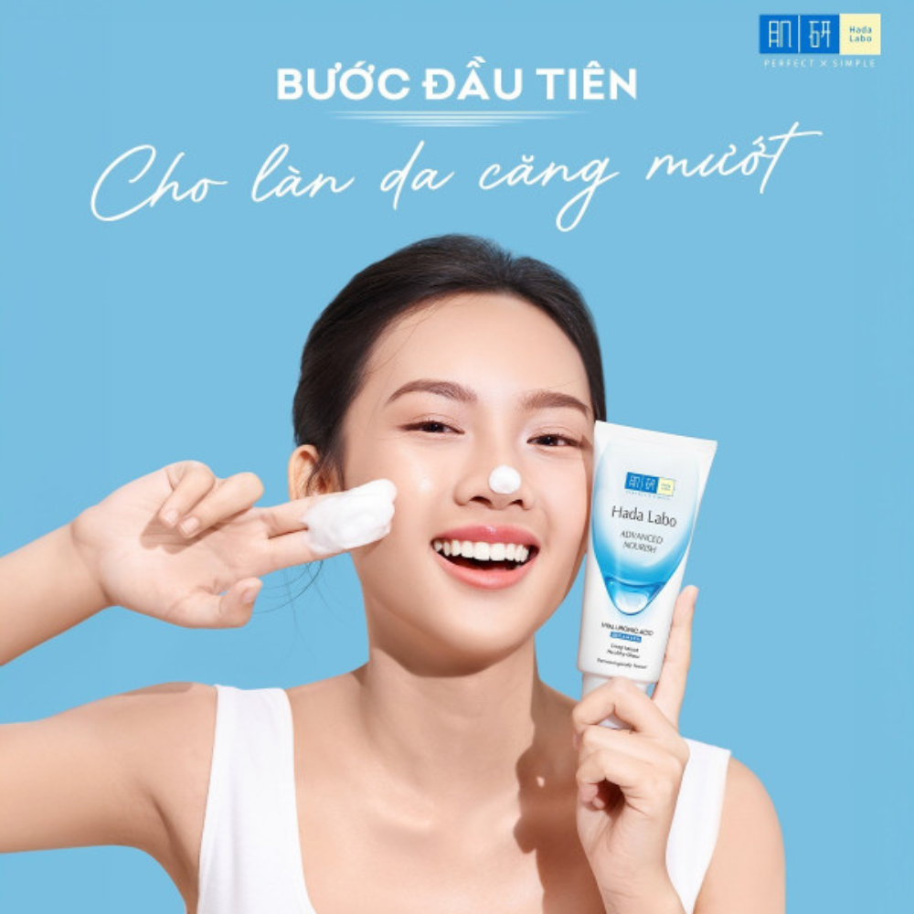 Kem Rửa Mặt Hada Labo Sạch Sâu Dưỡng Ẩm 80g