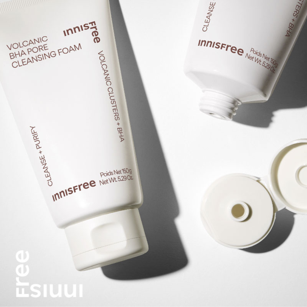 Sữa Rửa Mặt innisfree Kiểm Soát Nhờn 150g (Mới) Volcanic Pore BHA Cleansing Foam