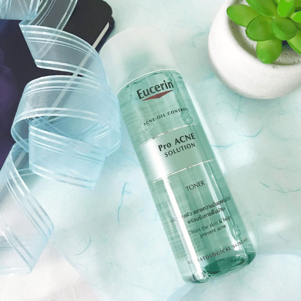 Nước Hoa Hồng Eucerin Dành Cho Da Nhờn Mụn 200ml Pro ACNE Solution Toner