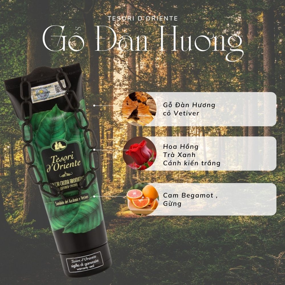 Sữa Tắm Hương Nước Hoa Đàn Hương 250ml-500ml Tesori d'Oriente