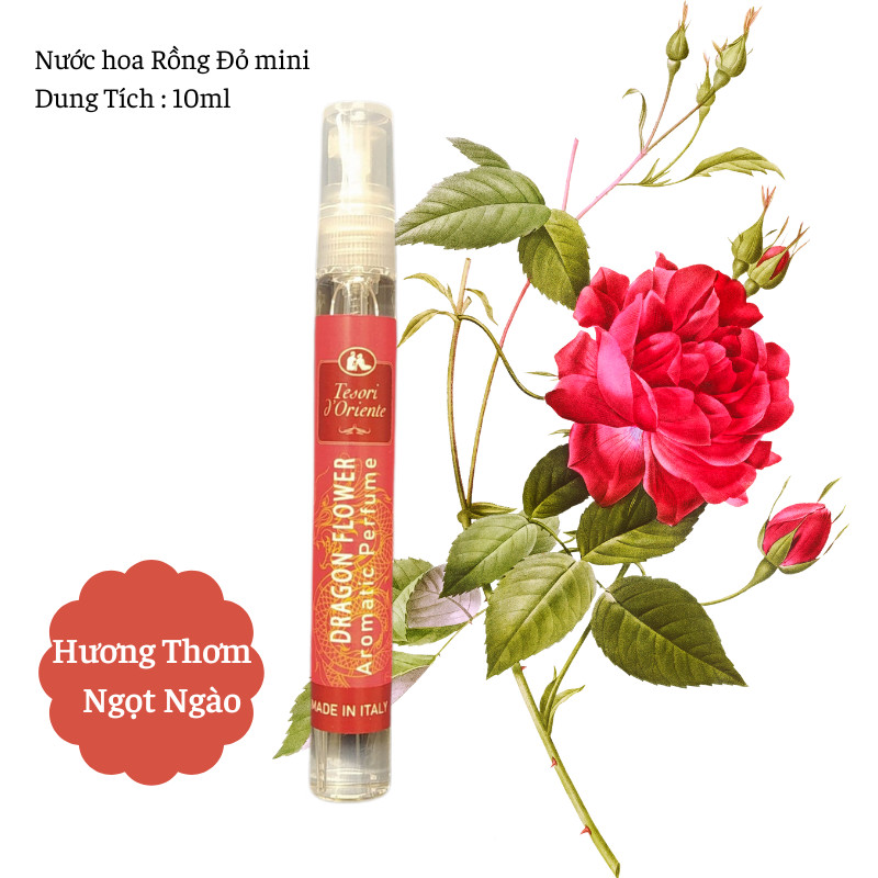 Nước Hoa Tesori d'Oriente Đủ Mùi Hương Dạng 10ml Tiện Lợi