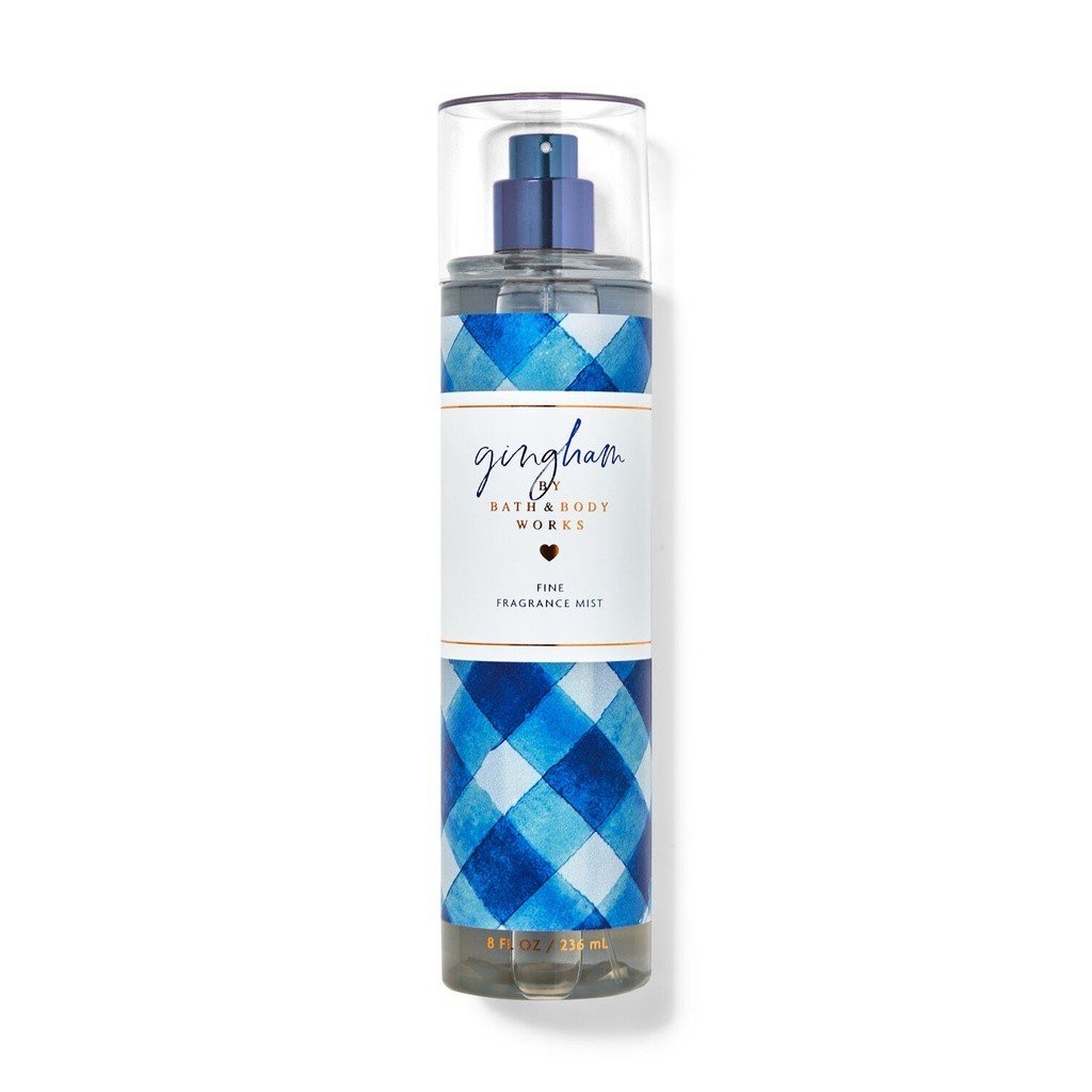 Xịt Thơm Toàn Thân Gingham Xanh Body Mist Bath & Body Work 236ml