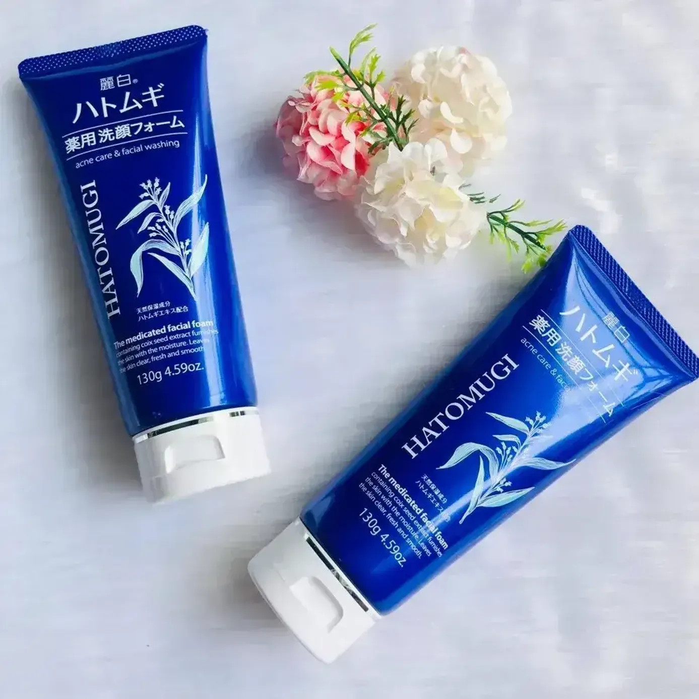 Sữa Rửa Mặt Ngăn Ngừa Mụn Reihaku Hatomugi Hạt Ý Dĩ 130g