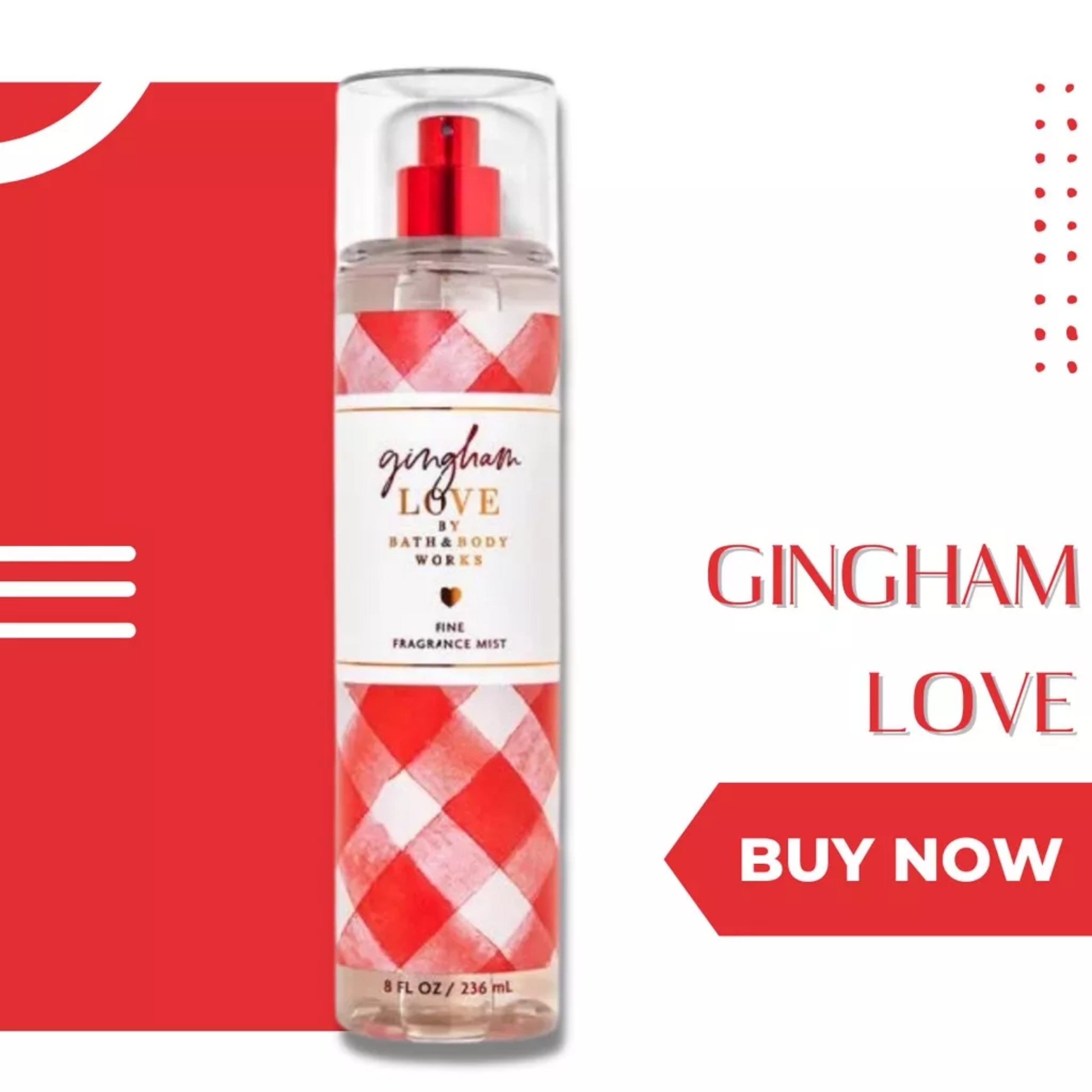 Xịt Thơm Toàn Thân Gingham Love Body Mist Bath & Body Work 236ml