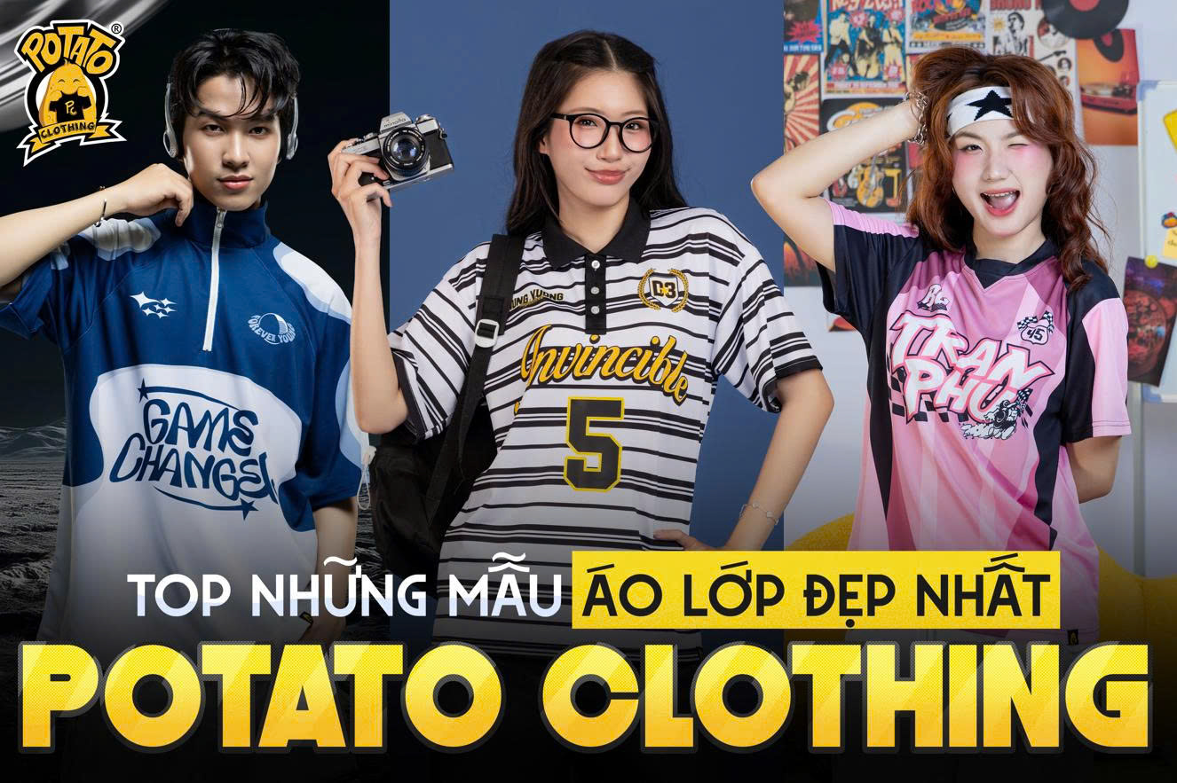 TOP NHỮNG MẪU ÁO LỚP ĐẸP NHẤT POTATO CLOTHING