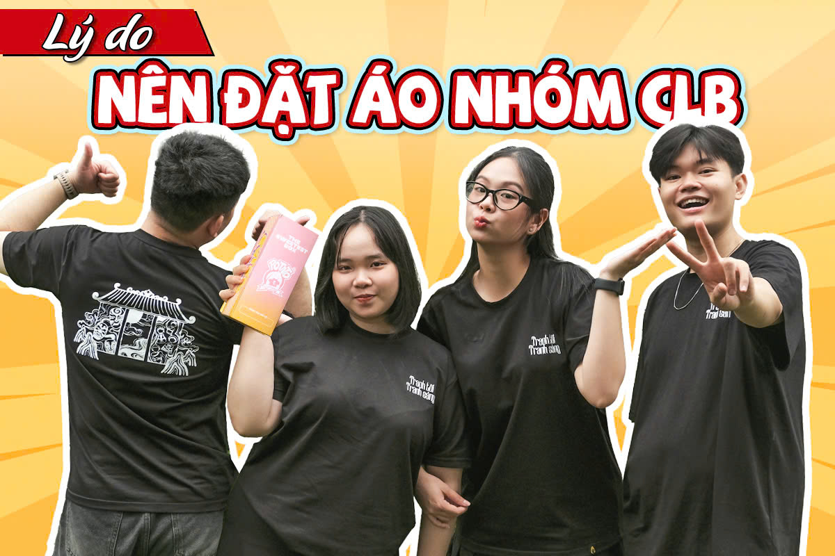 Lý do nên đặt áo nhóm câu lạc bộ tại Potato Clothing?