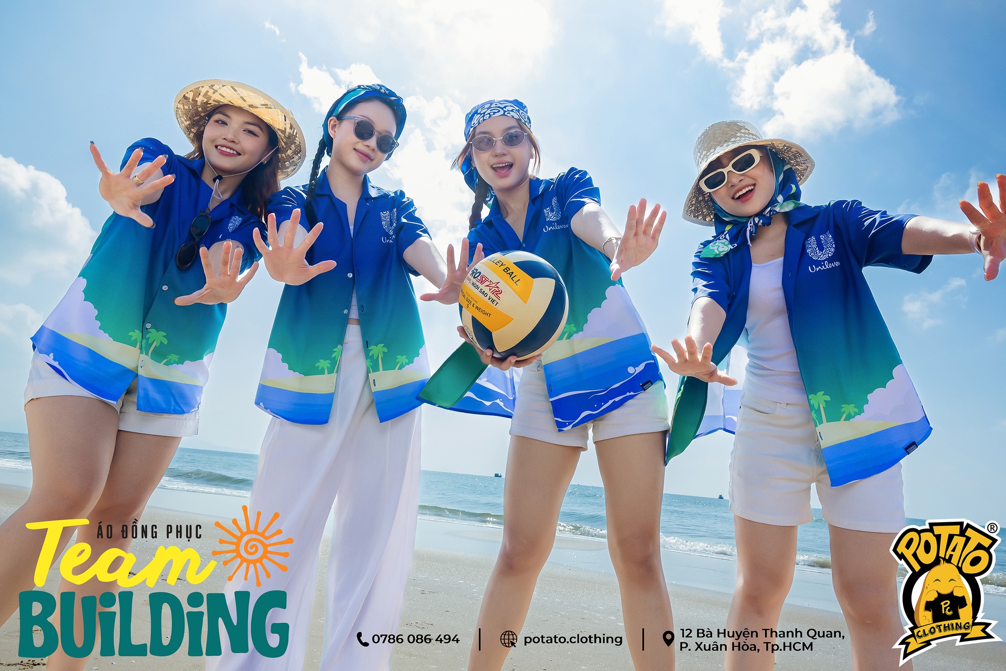 Giới thiệu BST đồng phục team building mùa hè 2026 tại Potato Clothing