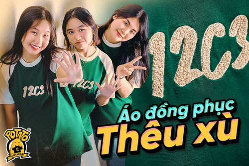 ÁO LỚP THÊU XÙ - CÔNG NGHỆ MỚI NHẤT CHO ÁO ĐỒNG PHỤC