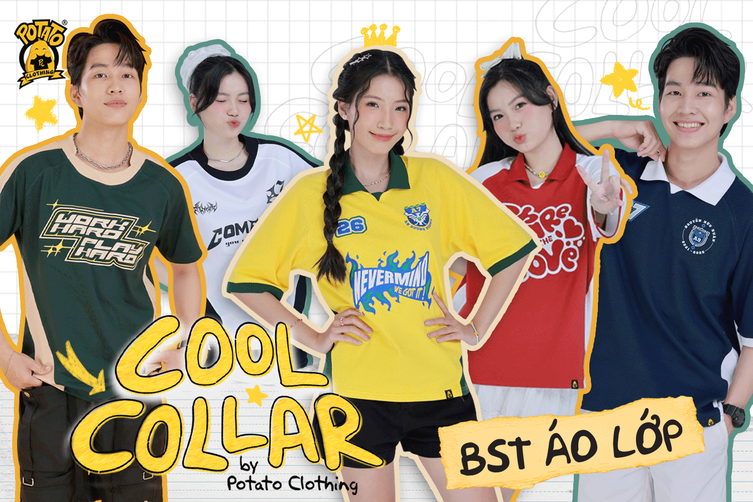 Giới thiệu BST Cool Collar - Điểm Nhấn Áo Lớp Cá Tính Đến Từ Cổ Áo