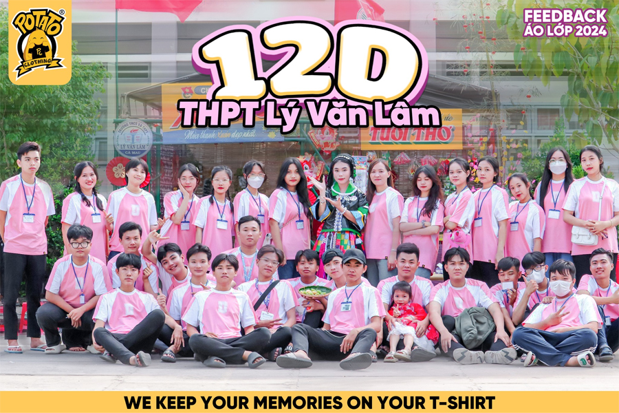 Gợi ý +10 các mẫu áo lớp màu hồng trẻ trung, dễ thương tại Potato Clothing