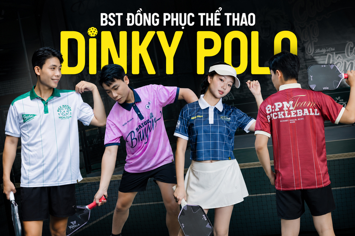Giới thiệu BST Đồng phục thể thao Dinky Polo - Xu hướng đột phá cho team đam mê pickleball