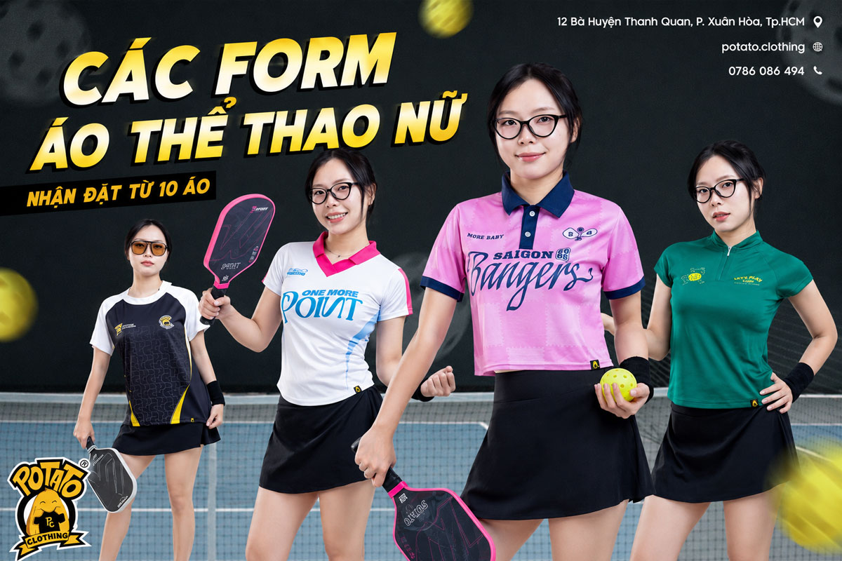 Top 4 form áo thể thao nữ tại Potato Clothing - Định hình phong cách, tự tin làm chủ mọi sân chơi