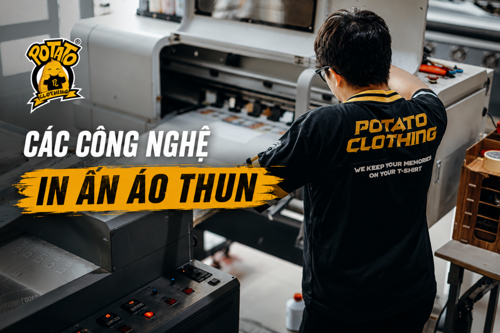 CÁC CÔNG NGHỆ IN ÁO THUN PHỔ BIẾN