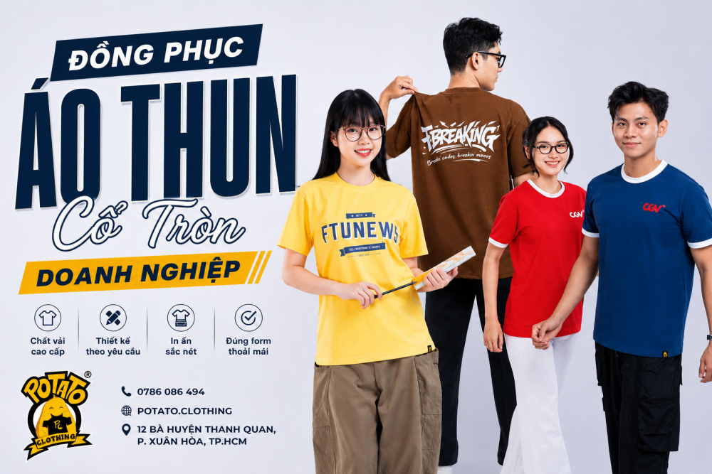 Đồng Phục Áo Thun Cổ Tròn - Lựa Chọn Hoàn Hảo Cho Doanh Nghiệp