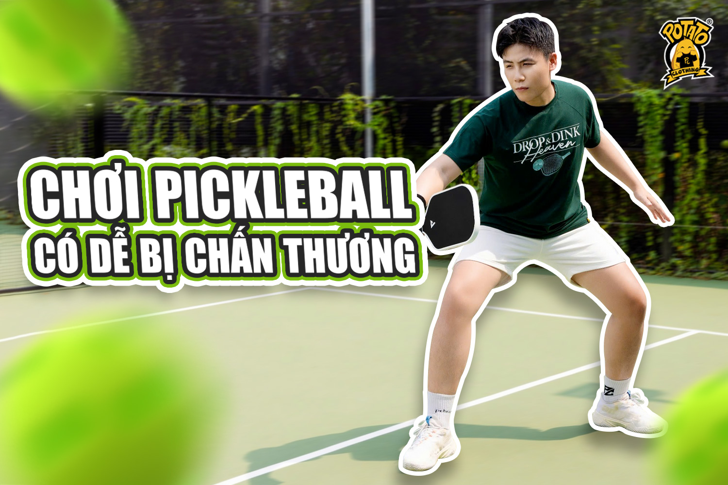 Chơi pickleball có dễ bị chấn thương không?