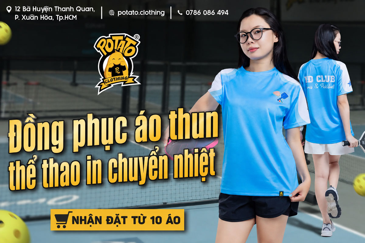 Đồng phục áo thun thể thao in chuyển nhiệt