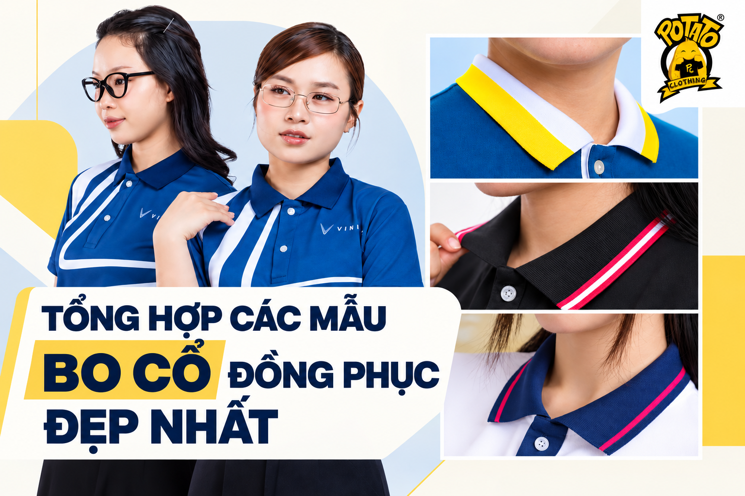 TỔNG HỢP NHỮNG MẪU BO CỔ ĐỒNG PHỤC ĐẸP NHẤT